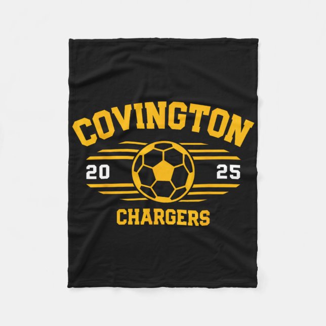 Cobertor De Velo Covington Chargers Futebol Byll 2025  (Frente)