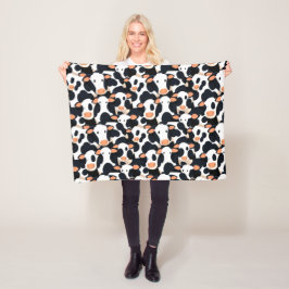 Cobertor De Velo Cow Baby Blanket