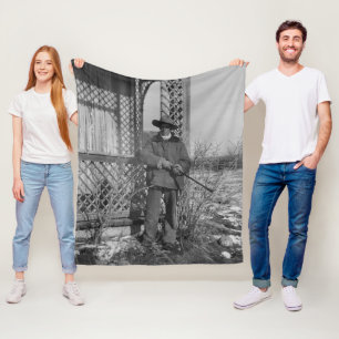 Cobertor De Velo Cowboy Rancher ou canadense fora da lei do Velho O