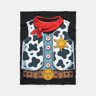 Cobertor De Velo Cowboy Vest Western Sheriff Figurume Legal Easy Ha