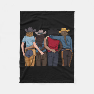Cobertor De Velo Cowgirl BestFris Barrel Racing Horseback