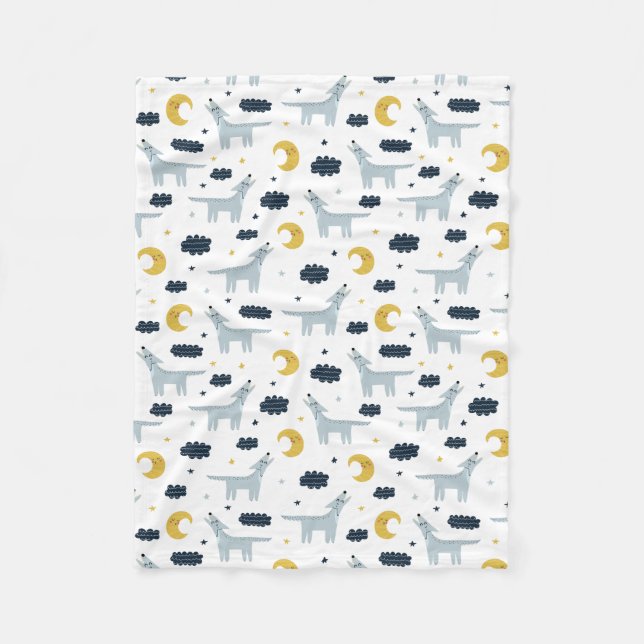 Cobertor De Velo Coyote Moon (Frente)