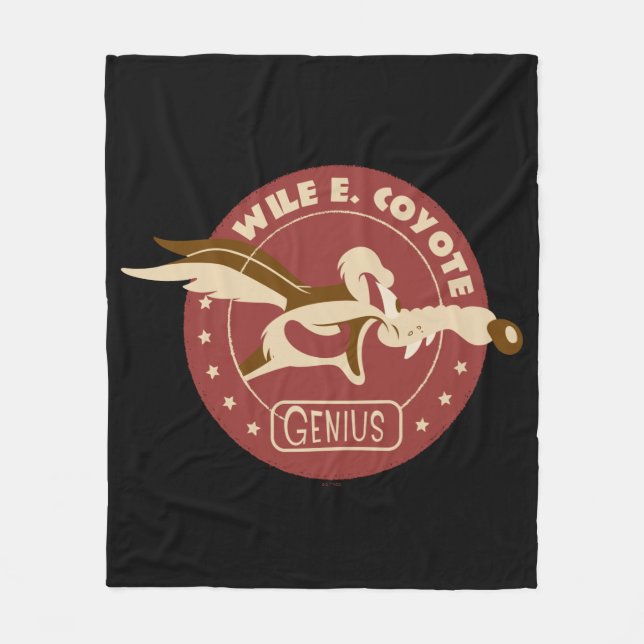 Cobertor De Velo COYOTE WILE E. ™ Gênio (Frente)