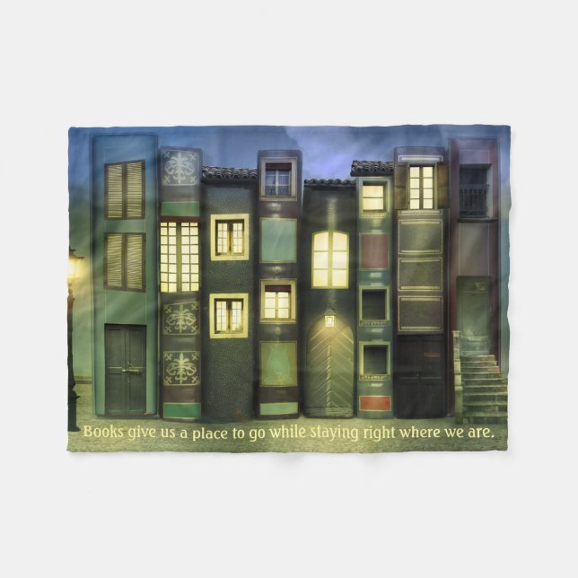 Cobertor De Velo Coz Blanket para Leitores (Frente (Horizontal))