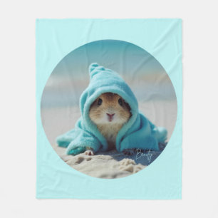 Cobertor De Velo Cozy Beach Hamster - Flanco suave e quente para to
