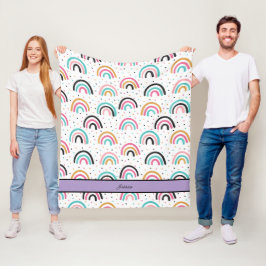 Cobertor De Velo Cozy Boho Rainbow