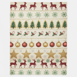 Cobertor De Velo Cozy Christmas Nights Fleece Blanket