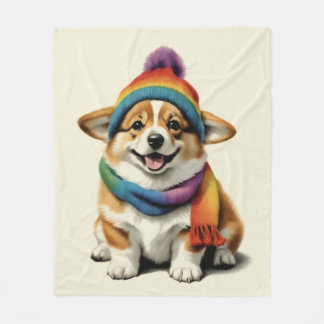 Cobertor De Velo Cozy Corgi