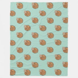 Cobertor De Velo Cozy Gingy Gingerbread Christmas Fleece Blanket