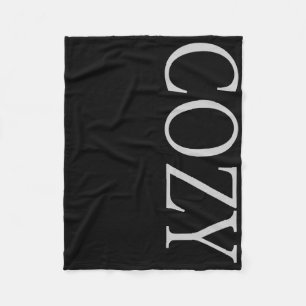 COBERTOR DE VELO COZY HOLIDAY TYPOGRAPHY FLEEKET