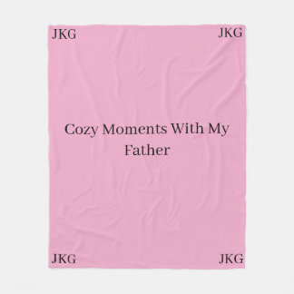 Cobertor De Velo Cozy Moments With My Father Blanket | JKG