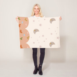 Cobertor De Velo Cozy Moonlit Dreams Fleece Blanket