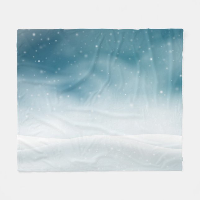 Cobertor De Velo Cozy Winter Wonderland - Snowy Land (Frente (Horizontal))