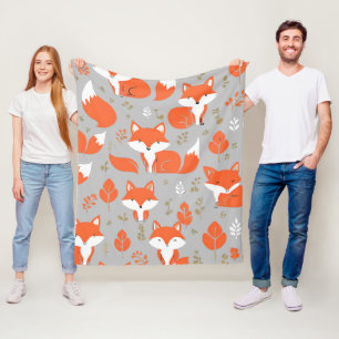 Cobertor De Velo Cozy Woodland Amigos Fox8