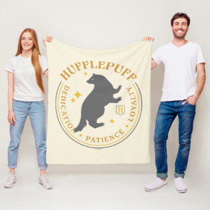 Cobertor De Velo CRACHÁ do Orgulho da Casa do Badger HUFFLUFF™