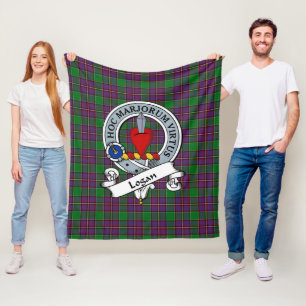 Cobertor De Velo Crachá Logan Tartan Xadrez
