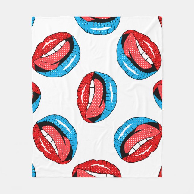 Cobertor De Velo Crachás de Patch de Cartoon: Retro Pop (Frente)