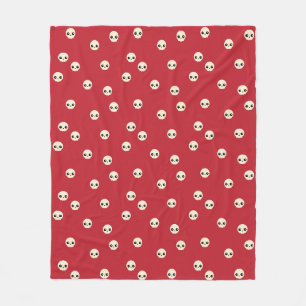 Cobertor De Velo Crânios Bonitos Fleece Blanket
