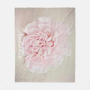 Cobertor De Velo Cravo cor-de-rosa bonito por JoMazArt