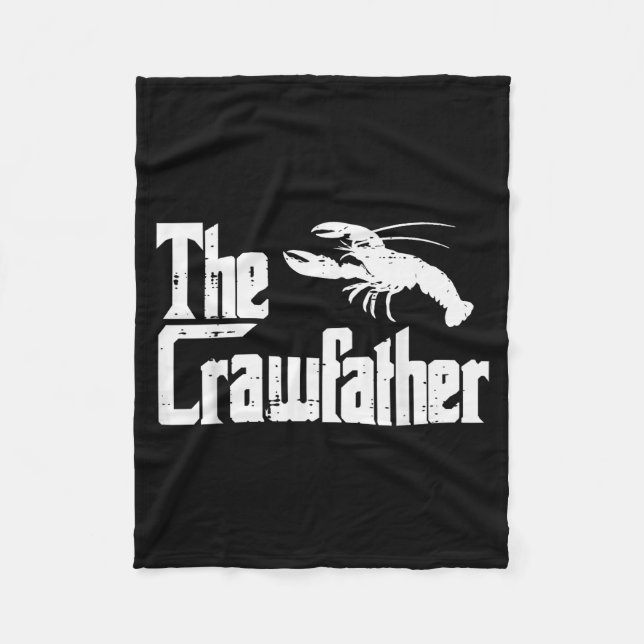 Cobertor De Velo Crawfihe Crawfather Funny Crayfish Parody Dad Papa (Frente)