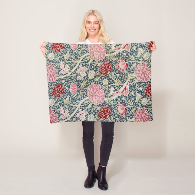 Cobertor De Velo Cray Pattern (por William Morris) (In Situ)