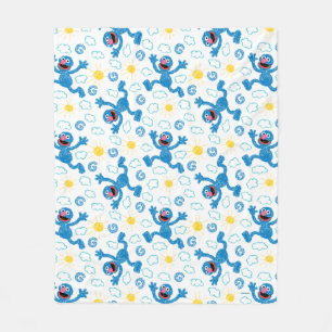 Cobertor De Velo Crayon Grover Sunshine Patterno