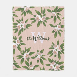 Cobertor De Velo Cream Garden Harmony