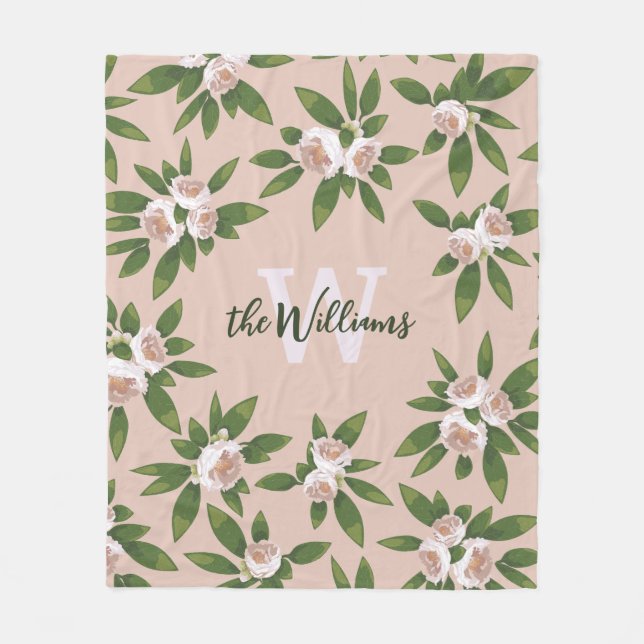 Cobertor De Velo Cream Garden Harmony (Frente)