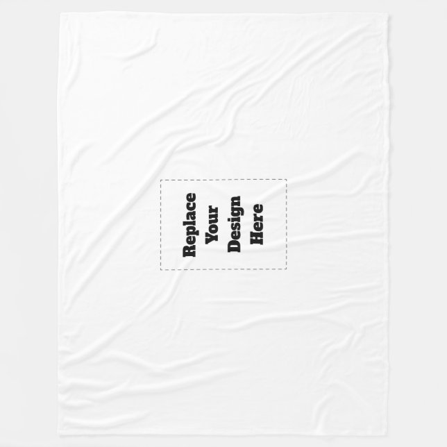 Cobertor De Velo Create Your Own white  (Frente)