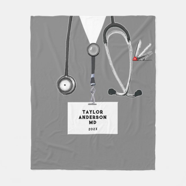 Cobertor De Velo Creative Doctor Fleece Blanket (Frente)