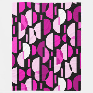 Cobertor De Velo Crescent Pattern 010921 - Magenta Pink