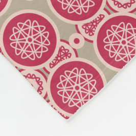 Cobertor De Velo Crescimento nuclear - magenta no centeio - padrão 