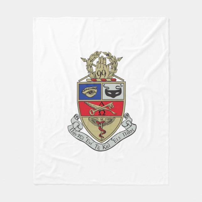 Cobertor De Velo Crest da Kappa Psi (Frente)