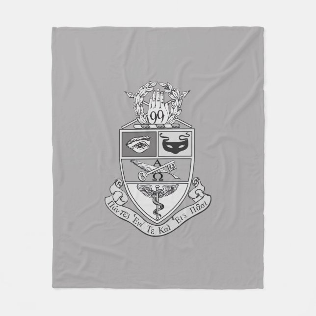 Cobertor De Velo Crest da Kappa Psi (Frente)