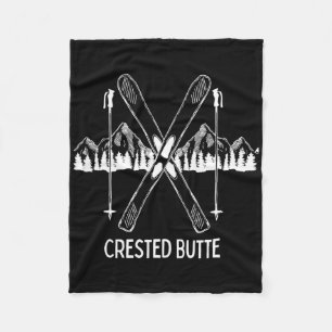 Cobertor De Velo Crested Butte Co Rocky Mountain Colorado Ski Neve