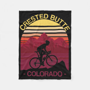 Cobertor De Velo Crested Butte Colorado Mountain Bike Ciclista