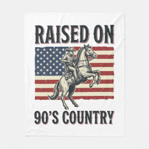 Cobertor De Velo Criado Na Década De 90 Camisa De Cowboy Country We