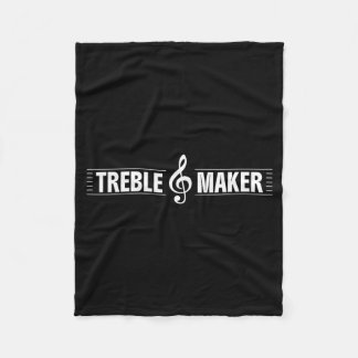 Cobertor De Velo Criador de Treble Piada de clave de sol engraçada