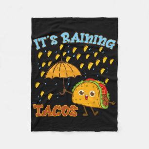 Cobertor De Velo Crianças Chovem Taco-shirt Mexicana Engraçada Cinc