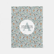 Crianças de Monograma da Selva Azul