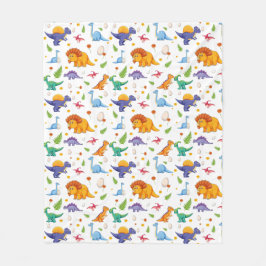 Cobertor De Velo Crianças Dinossauros E Ovos