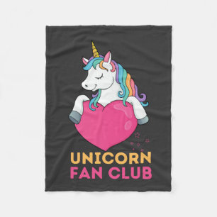 Cobertor De Velo Crianças do Unicorn Fan Club