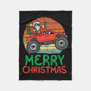 Cobertor De Velo Crianças Felizes Papais noeis de Natal Monster Tru