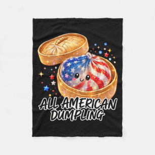 Cobertor De Velo Crianças Fofas Ed Aamerican Dumpling 4 De Julho Ga