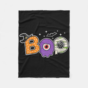 Cobertor De Velo Crianças Halloween Spooky Season Pumpkin Toddler B