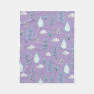 Cobertor De Velo Crianças Lavanda Cozy Blanket