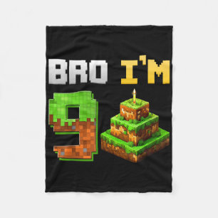 Cobertor De Velo Crianças Meninos É O Meu 9º Aniversário Jogo De Br