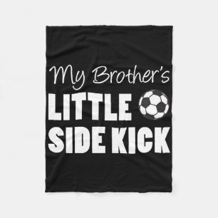 Cobertor De Velo Crianças Meu Irmão Pequeno Kick Soccer Mais Jovem
