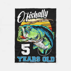 Cobertor De Velo Crianças oficialmente 5 anos de idade Pescador Ani