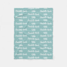 Crianças Personalizadas Fleece Blanket